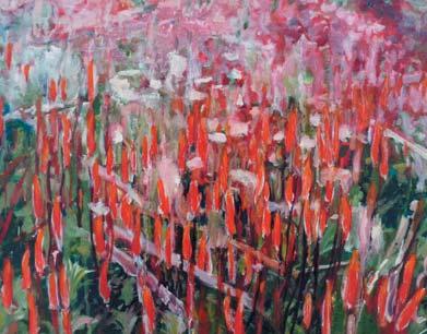 plátně, 2007 V kompostu, 91x91 cm, olej