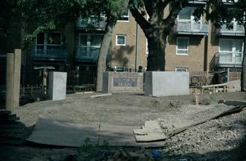 In August 2008, I volunteered as an assistant artist on an open access mosaics and ceramics community arts project on the Whitmore Estate in Hoxton, London, comprising activities for local residents