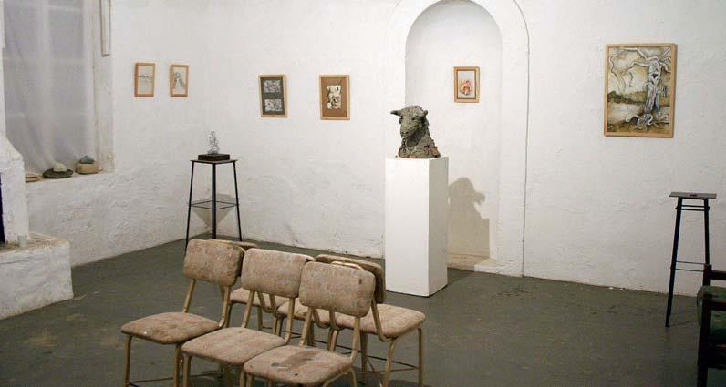 resident artists at the College provided an opportunity for the students to see