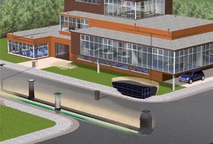 Školicí centrum Ve školicím centrum v Kostelci nad Labem je pro vás připravena praktická ukázka řešení hospodaření s dešťovou vodou.