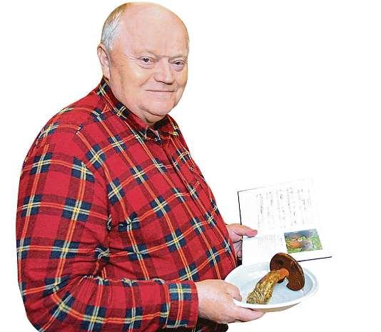 Česká republika 21. září 2018 15 Zkošíku hub uměludělat noty Hudební skladatel Václav Hálek slyšel melodie tam, kde snad nikdo jiný na světě. Vhoubách.