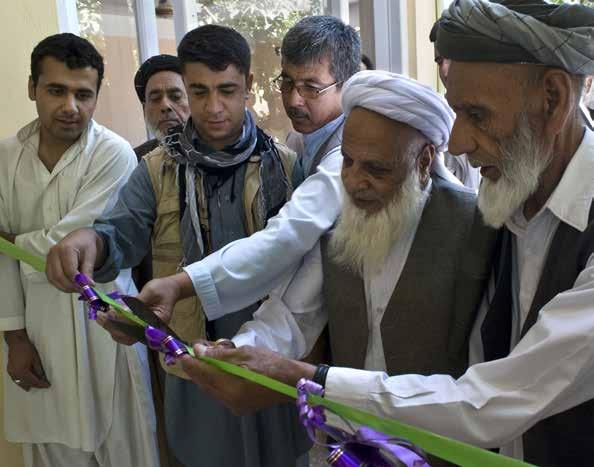 Humanitární a rozvojová pomoc Díky Národnímu programu solidarity a ČvT mohli Afghánci z provincie Balch otevřít nové komunitní centrum.