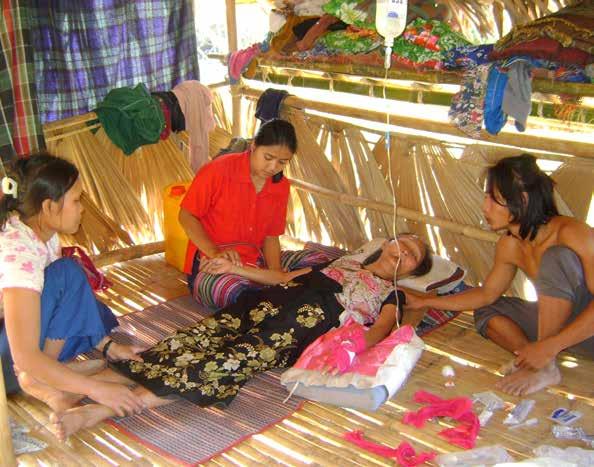 Humanitární a rozvojová pomoc Mobilní zdravotnické týmy poskytují péči v odlehlých oblastech, kam se pomoc dostává jen obtížně.
