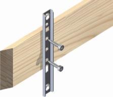 izolace 80-280mm a dřevěný rošt min. 50 37,0 945926 EiSYS-2-regulační šroub 7,2 x 238 mm 40/60.