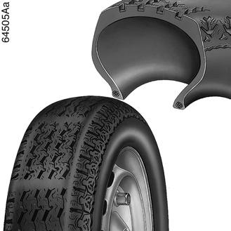 PNEUMATIKY Bezpečnost pneumatik a kol Pneumatiky zajišťují jediný styk mezi vozidlem a vozovkou, je tedy nezbytné udržovat je v dobrém stavu.