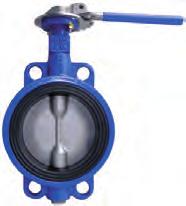Vodovod a průmysl CEREX 300-W Popis: Uzavírací bezpřírubová klapka s předlitými oky pro montážní šrouby.