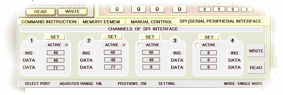 Obr. 5.7 Přídavný panel pro komunikaci pomocí sběrnice SPI 5.1.5 Duální mód Funkce duálního módu byla již částečně naznačena v předchozích kapitolách.