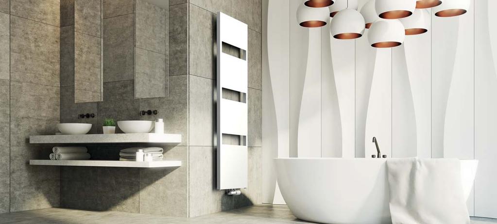 Carme Elegantní topné těleso a současně plně funkční designový doplněk, který najde své uplatnění nejen v koupelně.