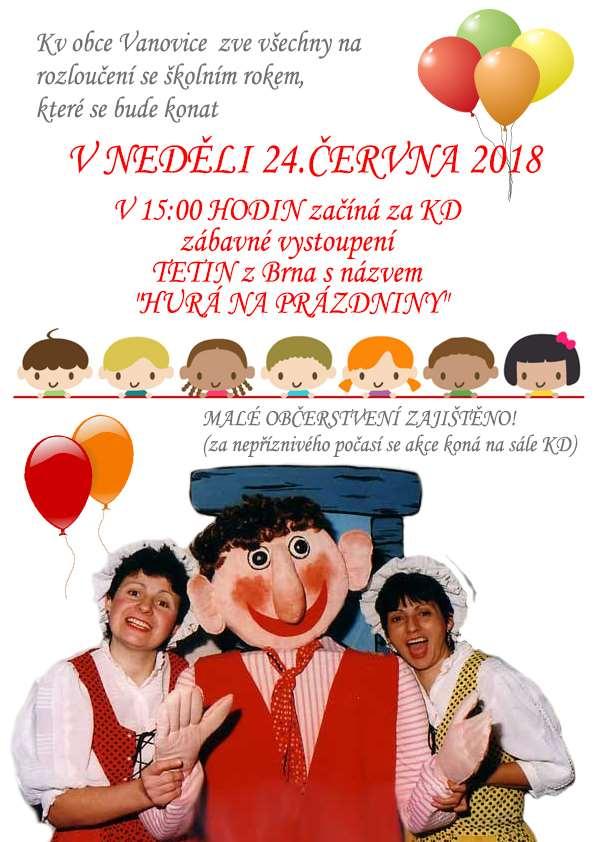 června 2018 v 18 hodin v evangelickém kostele ve Vanovicích Přijďte