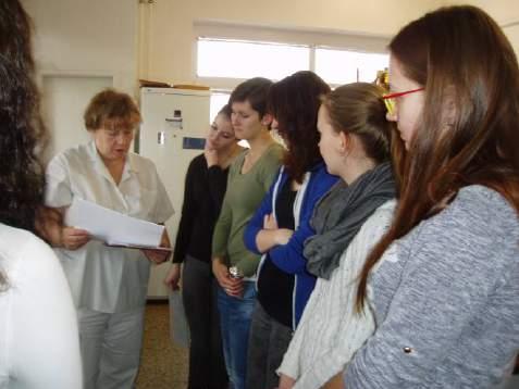 o EXKURZE STÁTNÍ ZDRAVOTNÍ ÚSTAV JIHLAVA - ODDĚLENÍ CHEMICKÝCH LABORATOŘÍ Dne 4. ledna 2016 a 11.