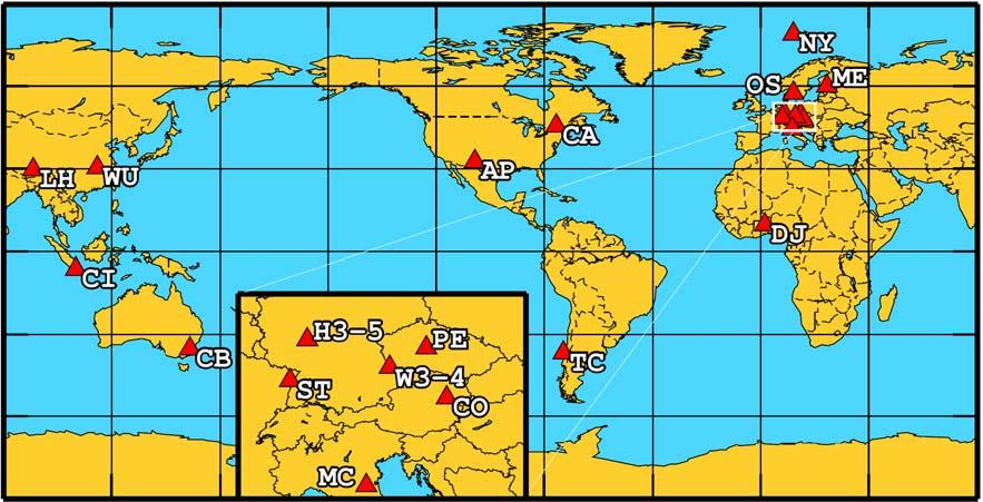 Data záznamy ze supravodicých gravimetrů v rámci Global Geodynamics Project http://www.eas.slu.edu/ggp/ggphome.