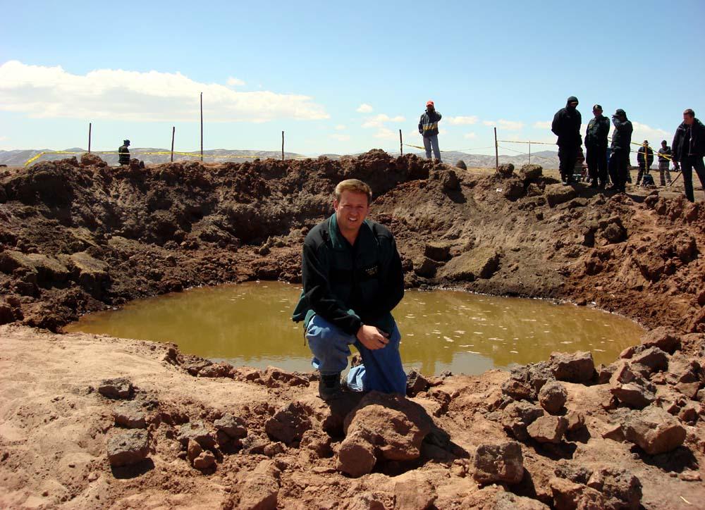 Meteorický kráter Carancas Carancas, Peru