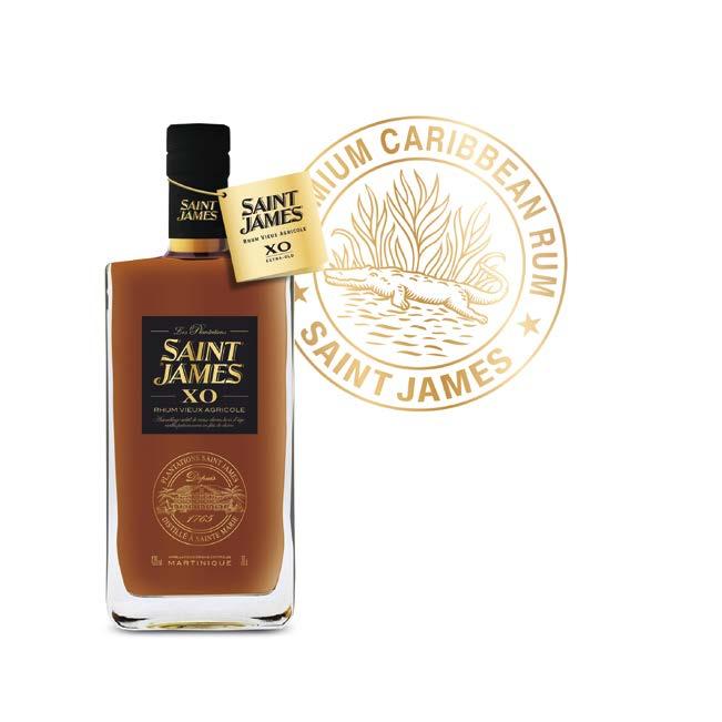 COCKTAIL RUMY STAŘENÉ RUMY SAINT JAMES RHUM je destilován na francouzském ostrově Martinik v Karibském moři již od roku 1765 a