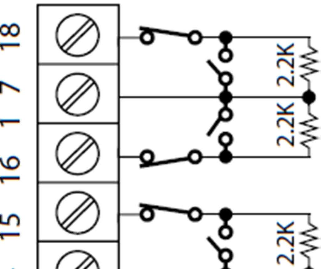 Připojení Napětí na svorkách 1 (+) a 2 (-) musí být 12 16 V/DC.