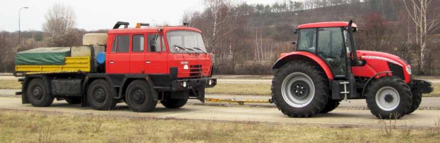 4.2.2 Měření parametrů motoru traktoru přes vývodový hřídel Před a po měření tahových charakteristik bylo provedeno ověření parametrů motoru přes vývodový hřídel dle OECD Code 2 a ČSN ISO 789-1.
