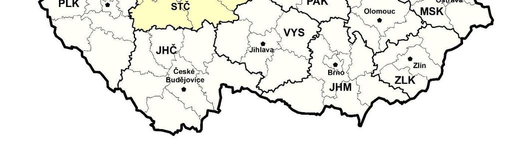 Čím světlejší barva, tím menší podíl má daná skupina povolání na celkové zaměstnanosti v kraji ve srovnání s ostatními skupinami povolání. Zdroj: VŠPS 1.4.