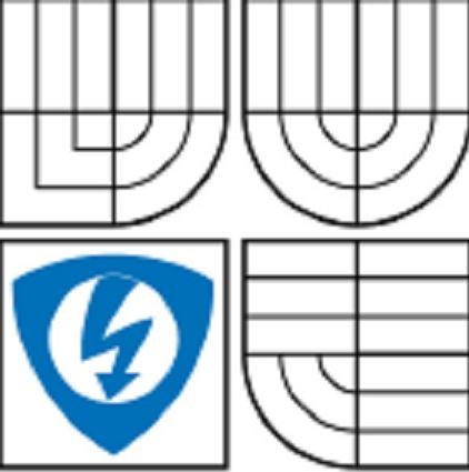 VYSOKÉ UČENÍ TECHNICKÉ V BRNĚ Fakulta elektrotechniky a komunikačních technologií Ústav automatizace a měřicí techniky Diplomová práce magisterský navazující studijní obor Kybernetika, automatizace a
