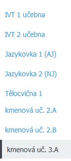 učebny). Proč tomu tak je?! Proč není v učebně 3.A vidět nasazená hodina?