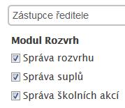 Spuštění modulu Rozvrhy v Iškole Modul uživatelé spustí klepnutím na ikonu Rozvrhy.
