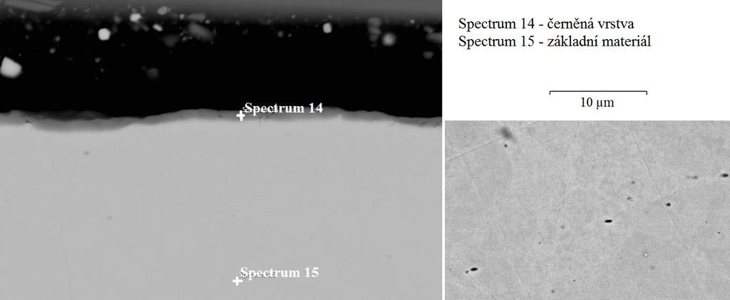 Tab. 21 Mikroanalýza vzorku E s obsahem prvků. Spectrum 19 Spectrum 20 Prvek Fe Ca Si O Al Chemické složení [hm. %] 68,30 1,88 1,17 27,59 1,06 Prvek Fe Ca Si Mn Chemické složení [hm.