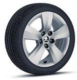 24 25 Italia 6V0 071 496 FL8 Kolo z lehké slitiny 7,0J 16" ET46 pro pneumatiky s rozměry 215/45 R16, v černé metalické barvě, broušené Italia 6V0 071 496B 8Z8 Kolo z lehké slitiny 7,0J 16" ET46 pro