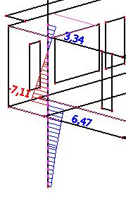 = 1,07 l lim = 20*0,75*1,65* 2,39 = 57,18 1,07 l < l lim 49,32 > 57,18 Sloup je MASIVNÍ Sloup je masivní, ale byl posuzován i se zahrnutím 2. řádu a vyhověl.