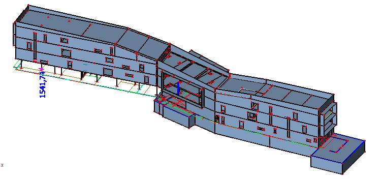 Tvorba a ověření 3D modelu objektu Návrh nosné konstrukce objektu Hotelu Miura Výpočet zatížení sloupu S3 zatížení hodnota zatěžovací plocha/výška sloupů/výška stěn Gk/Qk [kn] g g Gd/Qd [kn] ZATÍŽENÍ