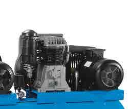 kompresorové jednotky B60-2x5,5-500FT Příkon 5,5 + 5,5 kw, nádoba 500 litrů Životnost silné