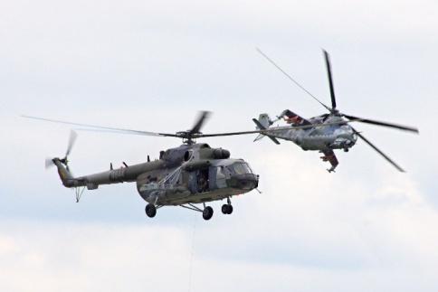 Mi-17 a Mi-24, vrtulníky z 22.