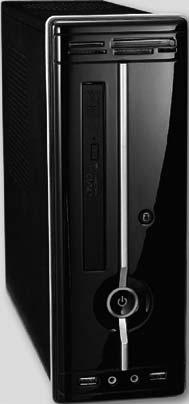 Základem je použití Mini-ITX skříně bohatou nabídku má v tomto směru Eurocase. Vybraný model Wi-02C má již zabudovánu čtečku paměťových karet, dva USB porty a audio konektory.