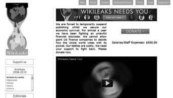 Finanční blokáda je pro WikiLeaks existenciální hrozbou. Pokud nebude prolomena, na konci roku nebude organizace mít prostředky, aby pokračovala ve své práci, řekl na tiskové konferenci v Londýně.