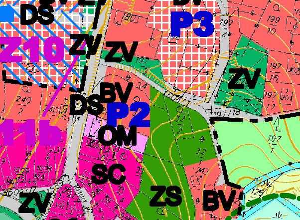 Z 2.4 Prověří možnost změny funkčního využití plochy OM občanské vybavení komerční vybavení malá a střední (stav) a plochy ZS zeleň