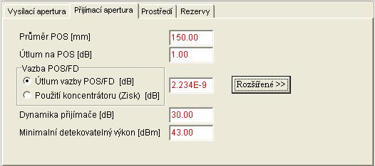 Opět všechny hodnoty můžeme zadat ručně.