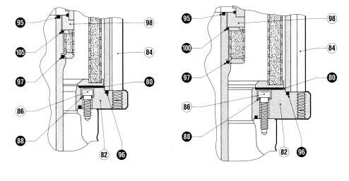 VERSION VERSION DN: 8 DN: 0 DN 4 6 8 0...+DB/89 73 Gum gasket 80 Gum gasket 9 O. Ring - - - 93 O. Ring 94 O. Ring 95 O.