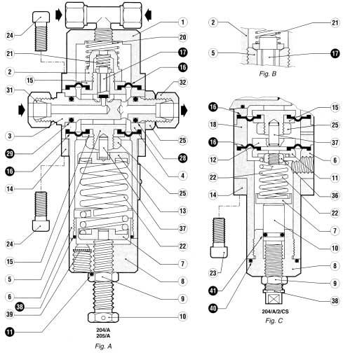 204/A PILOT 204/A 205/A 204/A/2/CS 204/A//CS 204/A/MO 6 7 8 28 29 38 40 4 O.