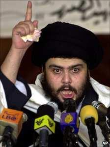 48 Obrázek č. 15: Muqtada Sadr. Zdroj: http://www.bbc.co.