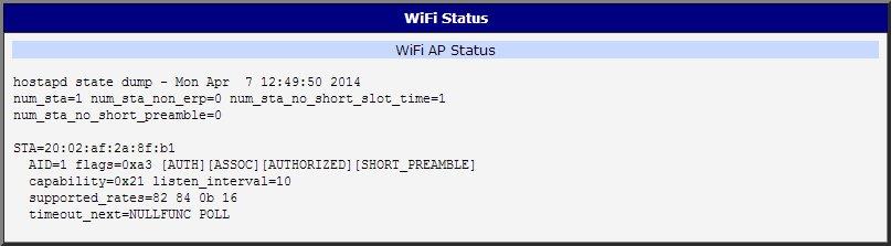 3.3 WiFi Tato položka je dostupná pouze tehdy, je-li v routeru osazen WiFi modul.