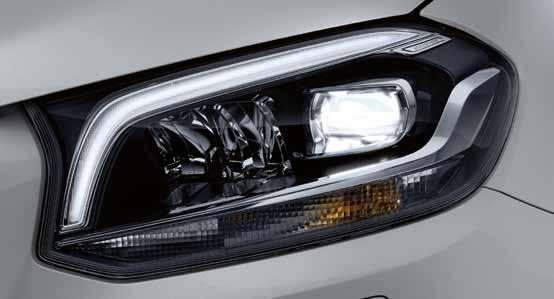 Třída X Hlavní přednosti 17 Světlomety LED High Performance.