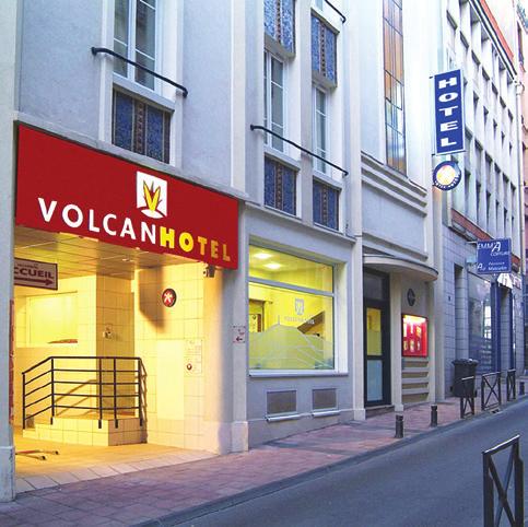 Volcan přímo v centru Clermont-Ferrand najdete hotel s příznačným názvem Volcan (6 Rue