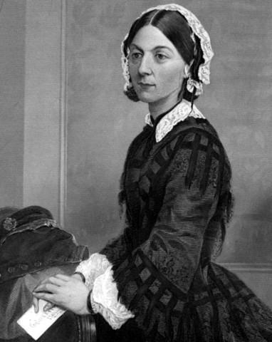 Florence Nightingalová - dáma s lampou (1820-1910) angl. ošetřovatelka, rozvoj moderního ošetřovatelství * 12.