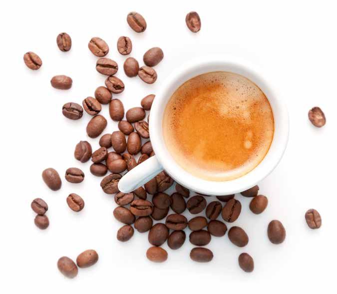 KÁVA A ČAJ COFFEE AND TEA KAFFEE UND TEE Espresso Espresso Ristretto Espresso Lungo Espresso Macchiato Espresso Doppio Cappuccino Caffé Latte Macchiato Vídeňská káva Vienna Coffee Vienna Kaffe