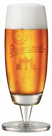 ČEPOVANÁ PIVA DRAUGHT BEERS GEZAPFTES BIER Pilsner Urquell 12 (světlé/light) 0,40 l 59 CZK Originální chuť českého národního bohatství Original taste of the Czech national treasure Das Original aus
