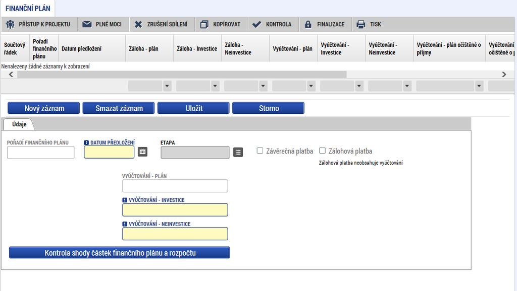 Kategorie intervencí U projektů v programu SMART GRIDS II. (Přenosová síť) se ze 100 % zadávají do kódu 005.. (http://www.czechinvest.