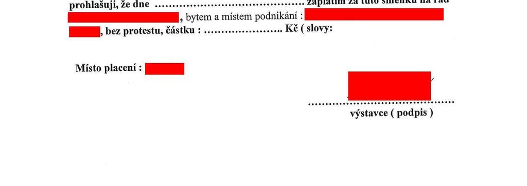 Příloha 7 Blankosměnka týkající