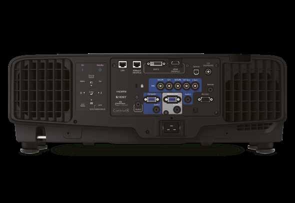 Možnosti připojení 1. Port sítě LAN (RJ45: 100Base-TX) 2. Port HDBaseT (HDBaseT ) 3. DVI-D 4.