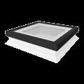 - Konstrukce okna zaručuje velmi dobré tepelně izolační vlastnosti díky použití osvědčených vícekomorových PVC profilů vyplněných termoizolačním materiálem.