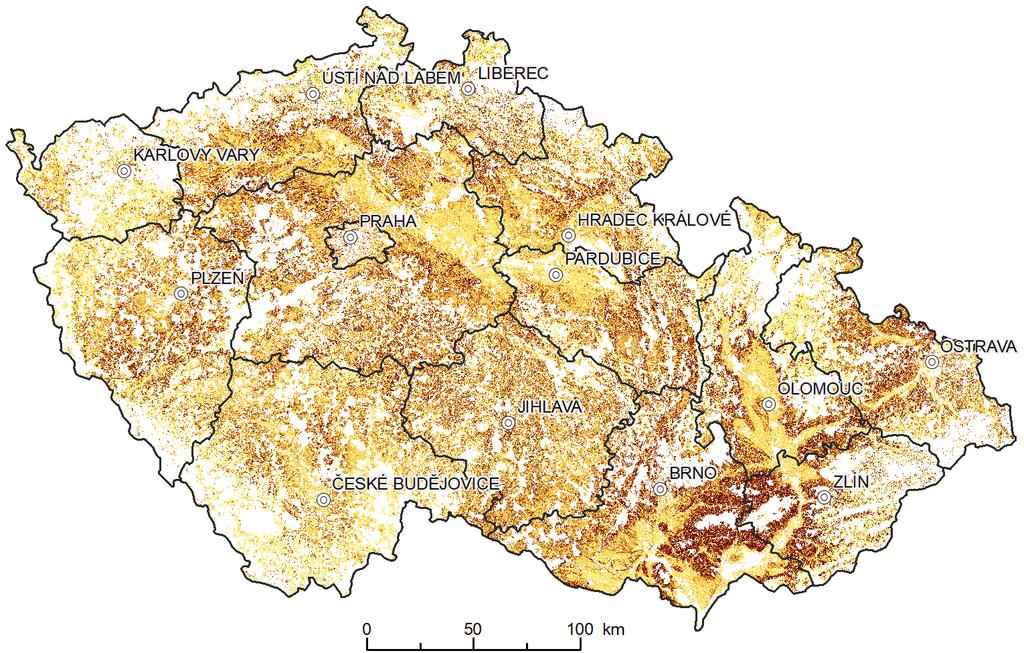 6 Půda a zemědělství Od roku 2000 je znatelný vzrůstající trend ve spotřebě průmyslových minerálních hnojiv s výkyvy v jednotlivých letech.
