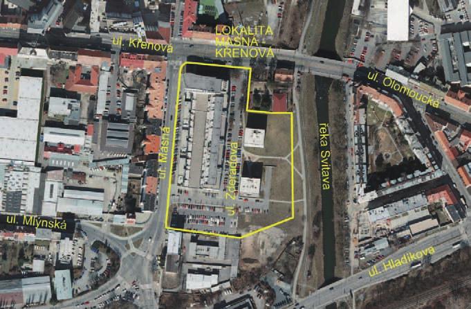 lokalita 2 GEODIS BRNO, spol. s r.o. Popis procesu Současné / plánované využití Lokalita Masná Křenová je součástí širšího území, pro které byl v roce 2000 schválen Regulační plán Křenová Masná trať ČD.