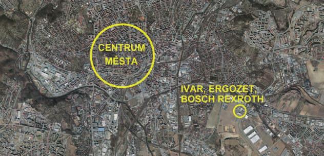 28lokalita 6 Provozovny společností Bosch Rexroth, Ivar a Ergozet bývalý areál Aeroklubu Lokalita na okraji Brněnské průmyslové zóny Černovické terasy se proměnila z nevyužívaného sportovního letiště