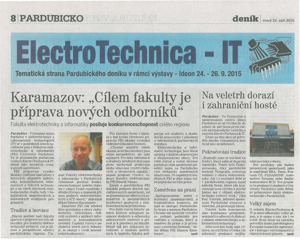 8 I p ARDUBICKO deník I úterý 22. září 2015 --------- ------------------------------------------------ -- ----------------- --------------------------------.